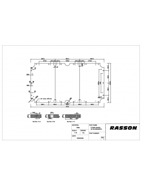Płyta łupek Rasson 8ft 3-cz 25mm