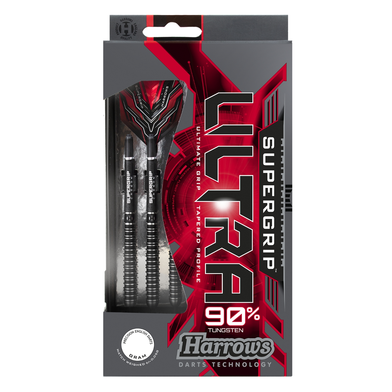 HARROWS rzutka dart Supergrip ULTRA 90% softip